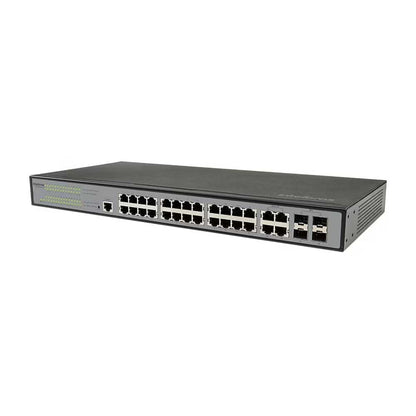 Switch 24 Portas Gigabit 10/100/1000 Mbps Intelbras + 4 SFP Gbic SG 2404 MR L2+ Gerenciável - 4760045