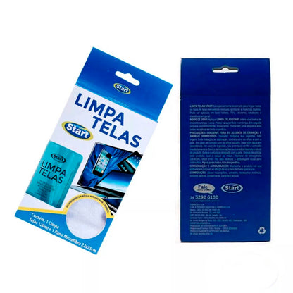 Kit Limpa Tela 120ml C/ Pano em Microfibra Start