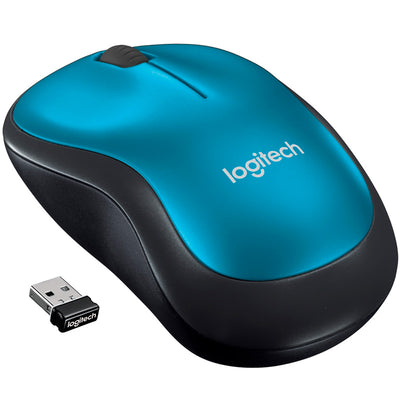 Mouse Sem Fio Logitech M185 Azul 910-003636