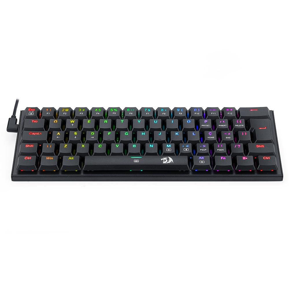 Teclado Gamer Mecânico Redragon Anivia RGB Switch Vermelho Preto - K614-RGB (PT-RED)