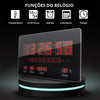 Relogio De Parede Led Digital Hora Calendário Temperatura Oasis - OIH-6207