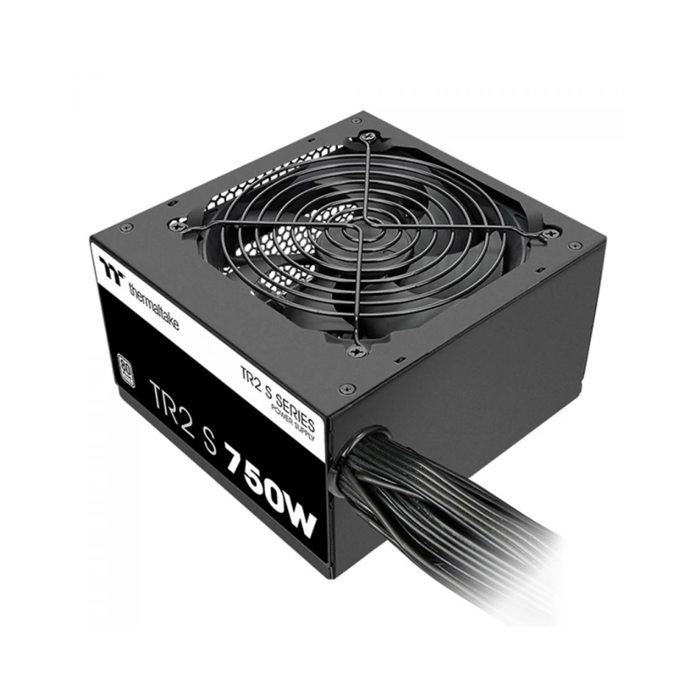 Fonte Real Atx 750W Thermaltake TT TR2 S 80 Plus Standard Preta - PS-TRS-0750NNFAWB-1