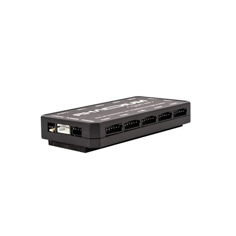 Kit 3 Coolers Fan para Gabinete Rhadium 120mm C/ Controladora e Controle Remoto Preto -  RHA-COO-0002