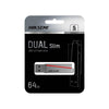Pen Drive 64gb Usb 3.0 / Tipo C Hiksemi Dual Drive E307C Preto - HS-USB-E307C/64G/U3