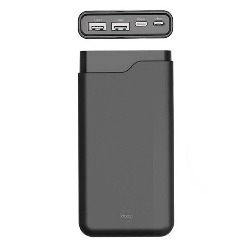 Carregador Portátil Power Bank Dazz Onix 10000Mah MicroUSB - 6014080 Truedata