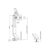 Suporte de Mesa para Monitor PCYes 17" a 32" - PLMSM01F