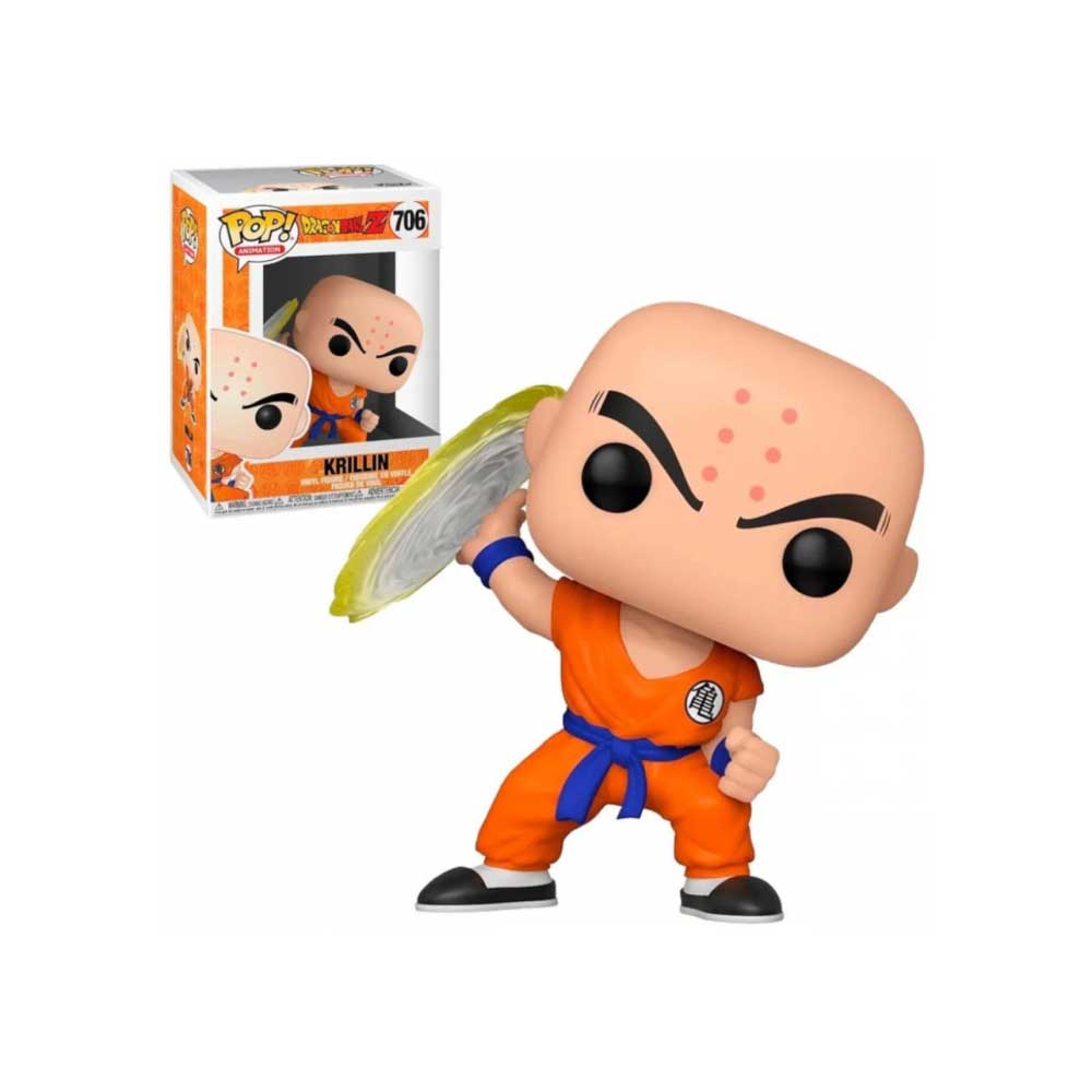 Funko Pop Dragon Ball Z - Kuririn Com Disco de Destruição - 35229