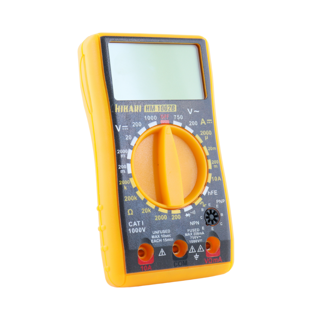 Multimetro Digital Portatil Hikari HM-1002B Amarelo/Preto- 84255