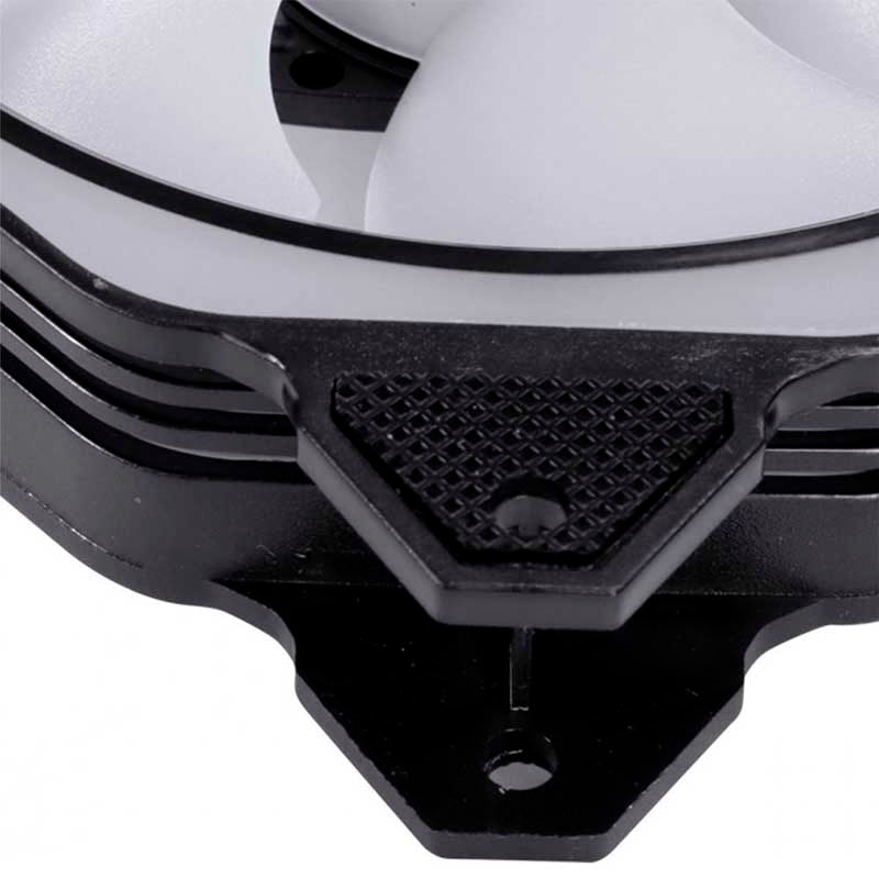 Cooler Fan para Gabinete PCYes Huracan H3 Led RGB 120mm 06 Pinos - PH3RGB120