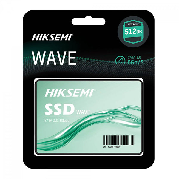 Ssd 512gb (480gb) Hiksemi Wave S 2.5" Sata III 6Gb/s - HS-SSD-WAVE(S)512