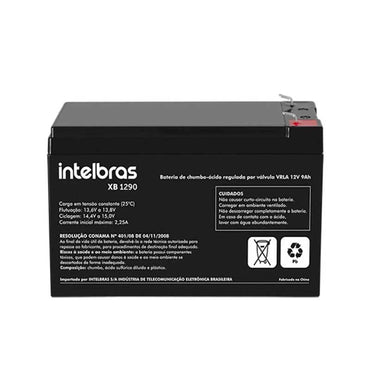 Bateria Para Nobreak 12v 9ah Intelbras Xb1290 - 4860009