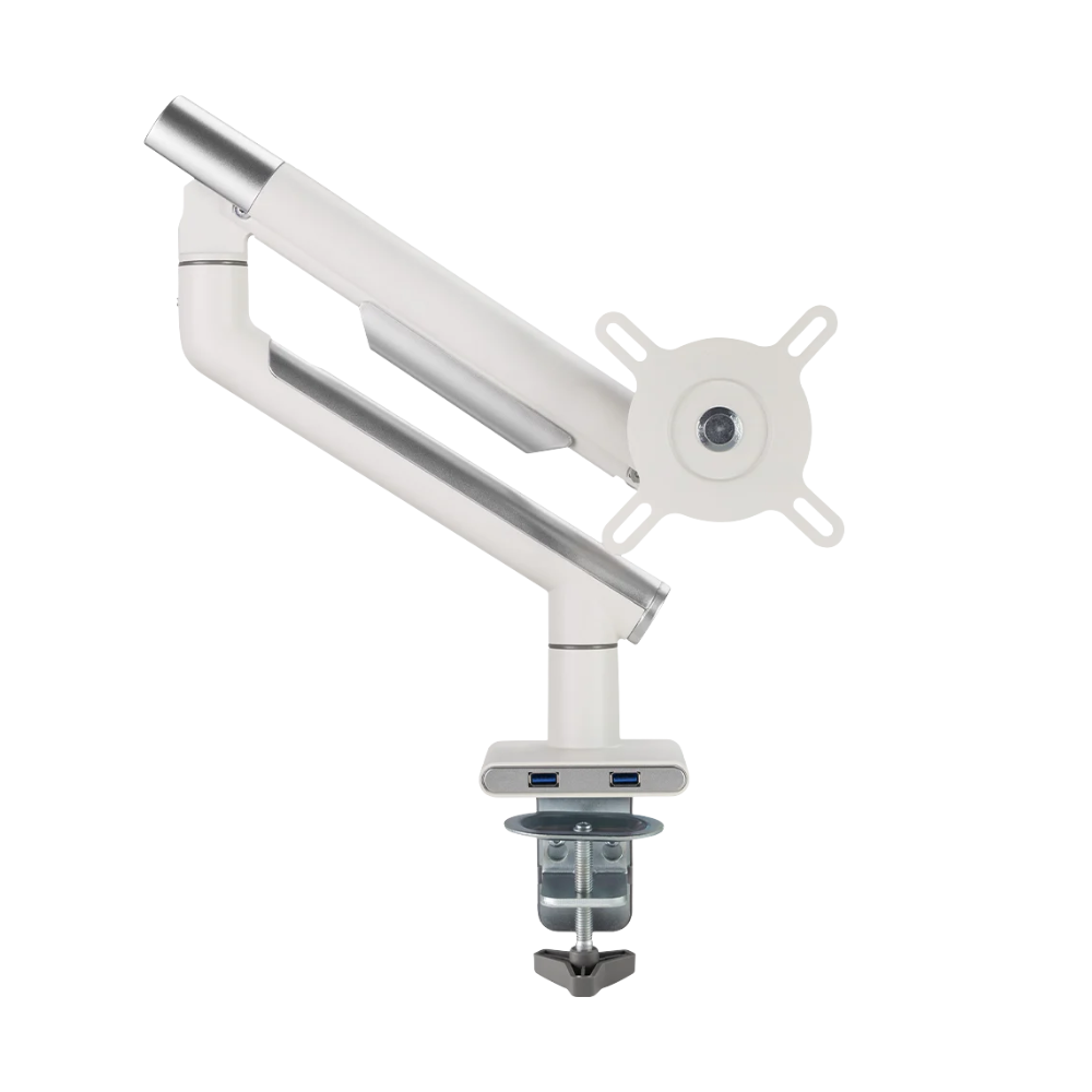 Suporte de Mesa Articulado p/ Monitor  17" a 32" C/ Mola Mecânica e C/ Entrada Usb 3.0 PCYes Branco - SM-049b
