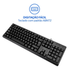 Kit Teclado E Mouse Com Fio Multi CF600 USB Preto - TC609