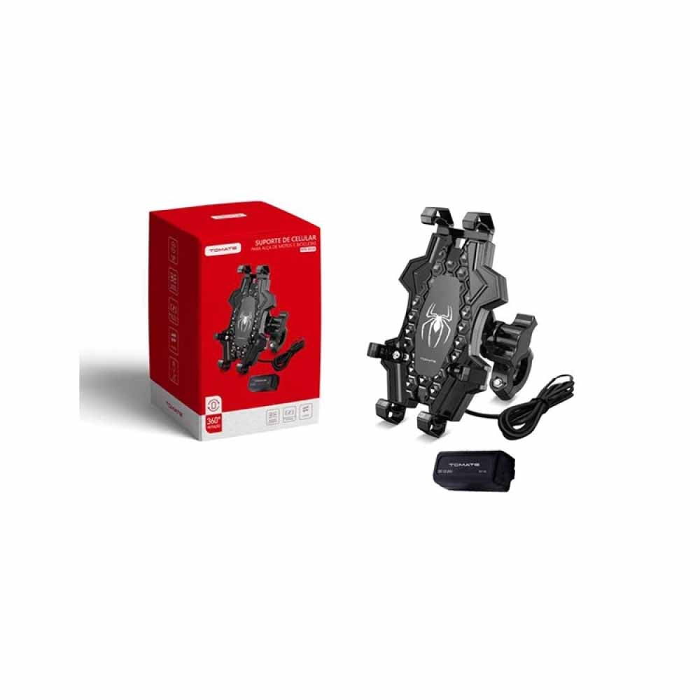 Suporte P/ Smartphone Tipo Aranha C/ Rotaçao 360 Tomate - MTG-055A