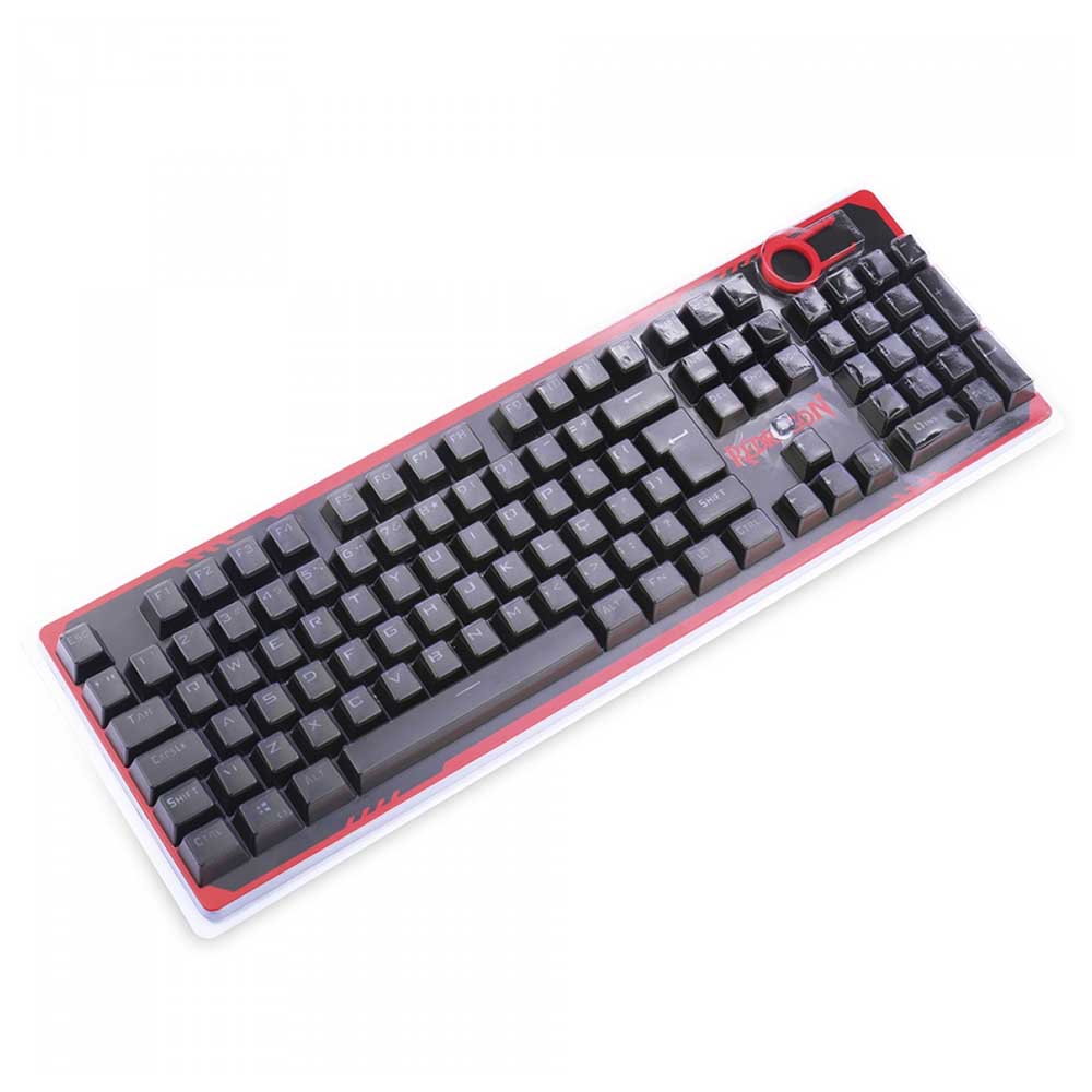 Conjunto de Keycaps Redragon Double Shot Preto - A108
