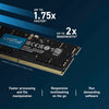 Memoria para Notebook Ddr5 32gb 5600Mhz Crucial - CT32G56C46S5