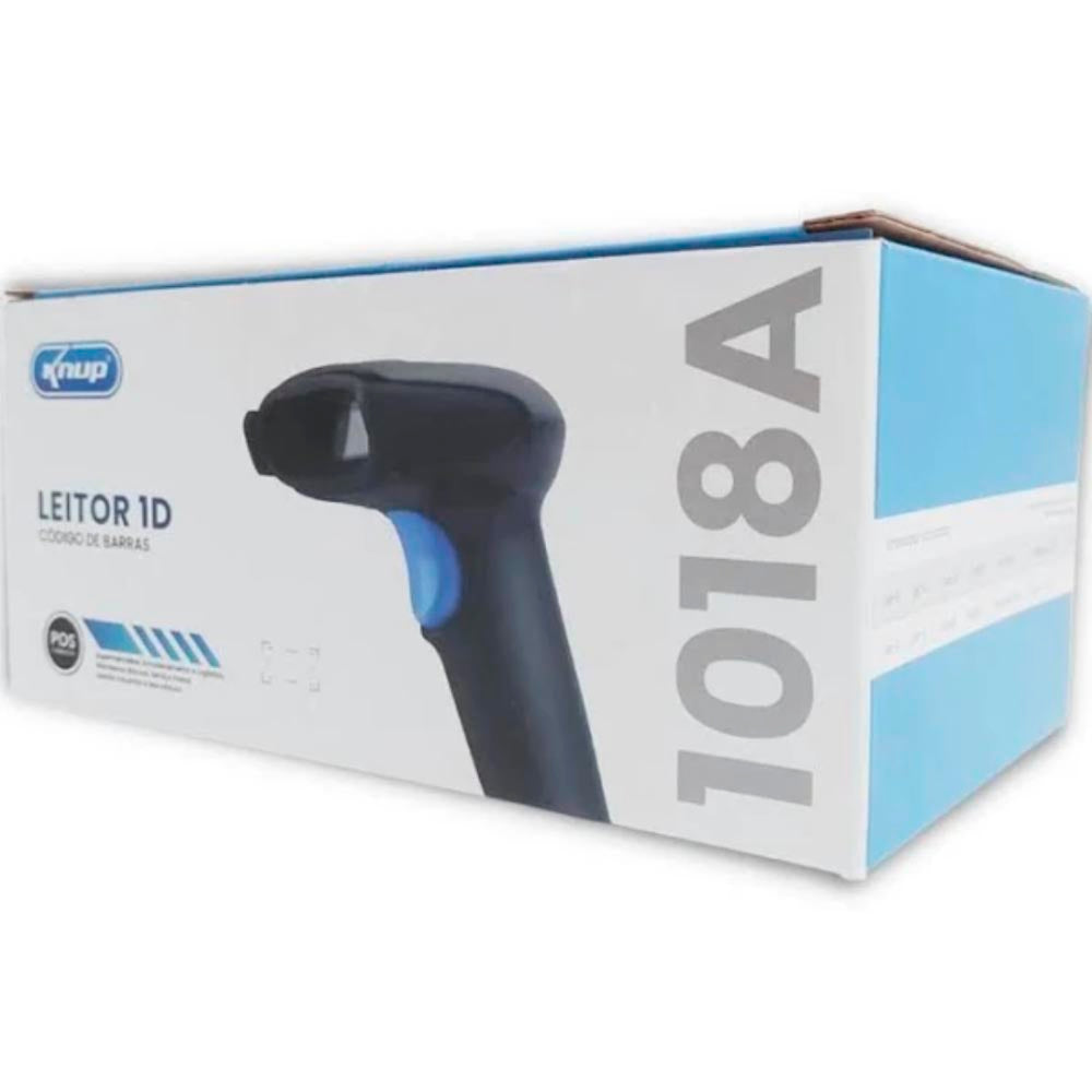 Leitor De Código De Barras Knup Sem Fio - Kp-1018A