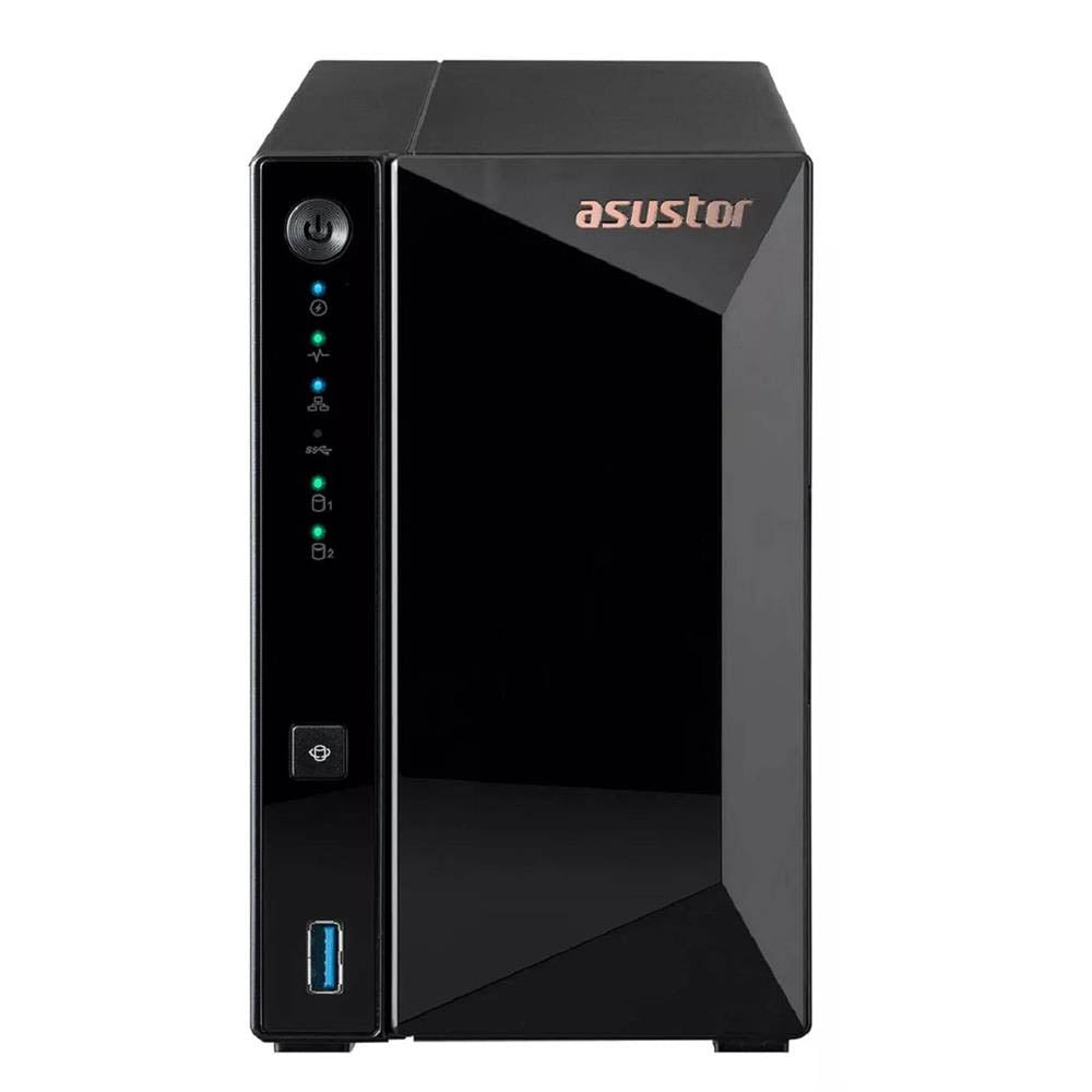 Storage Nas 2 Baias Asustor Drivestor Pro AS3302T Quad Core 1.7Ghz 2gb Ddr4 - AS3302T-V2