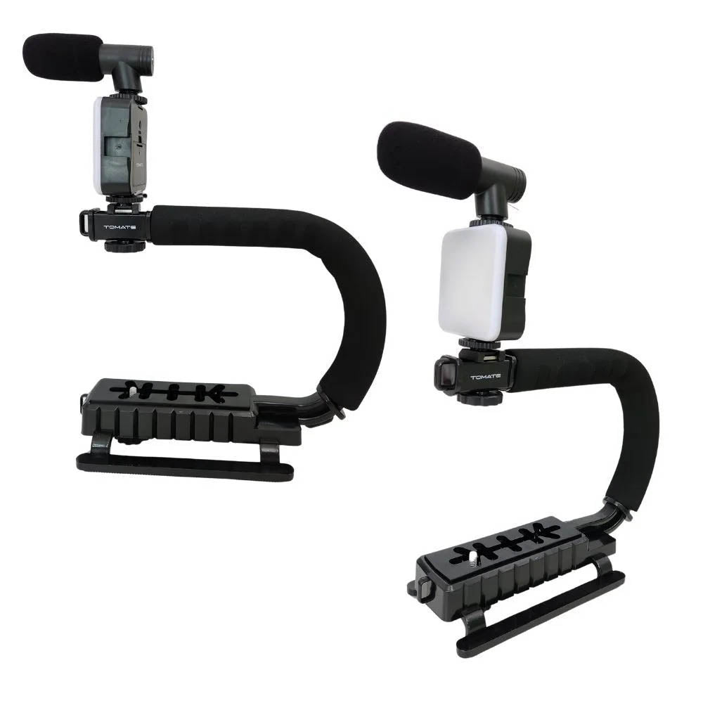 Suporte Estabilizador de Camera Portátil C/ Led Tomate - MTG-1111