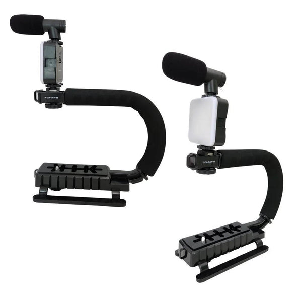 Suporte Estabilizador de Camera Portátil C/ Led Tomate - MTG-1111