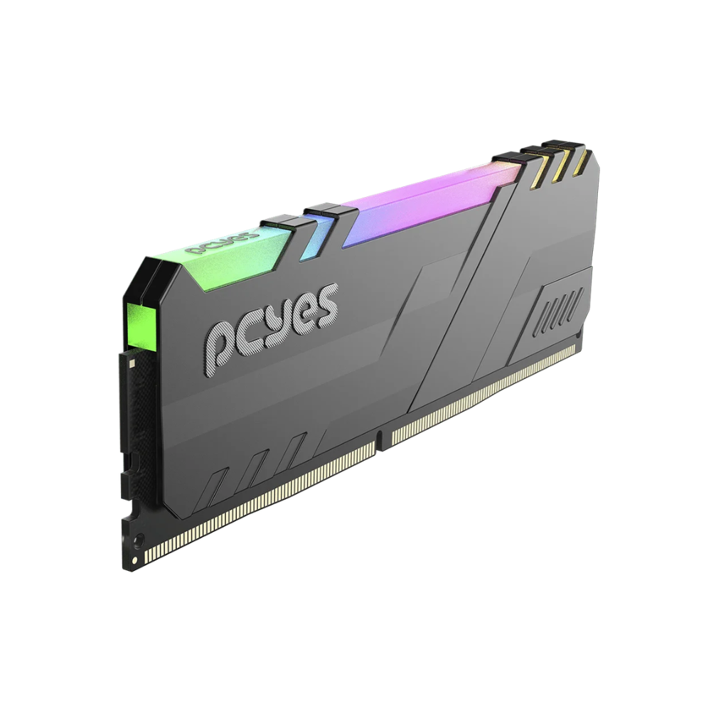 Memoria para Desktop PCYes Udimm DDR5 16gb 5600mhz C/ RGB Black - PM165600D5BR