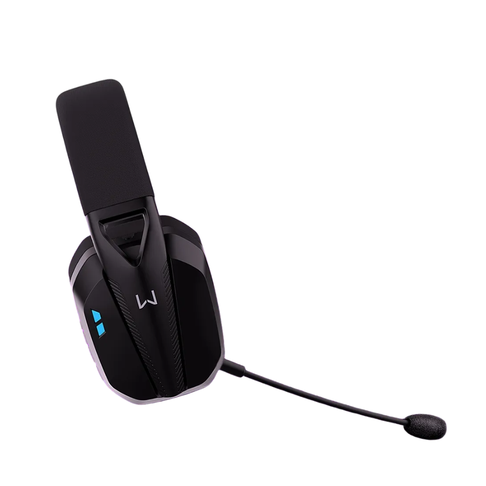 Headset Gamer Sem Fio Warrior Tri Mode Wireless Preto - PH704