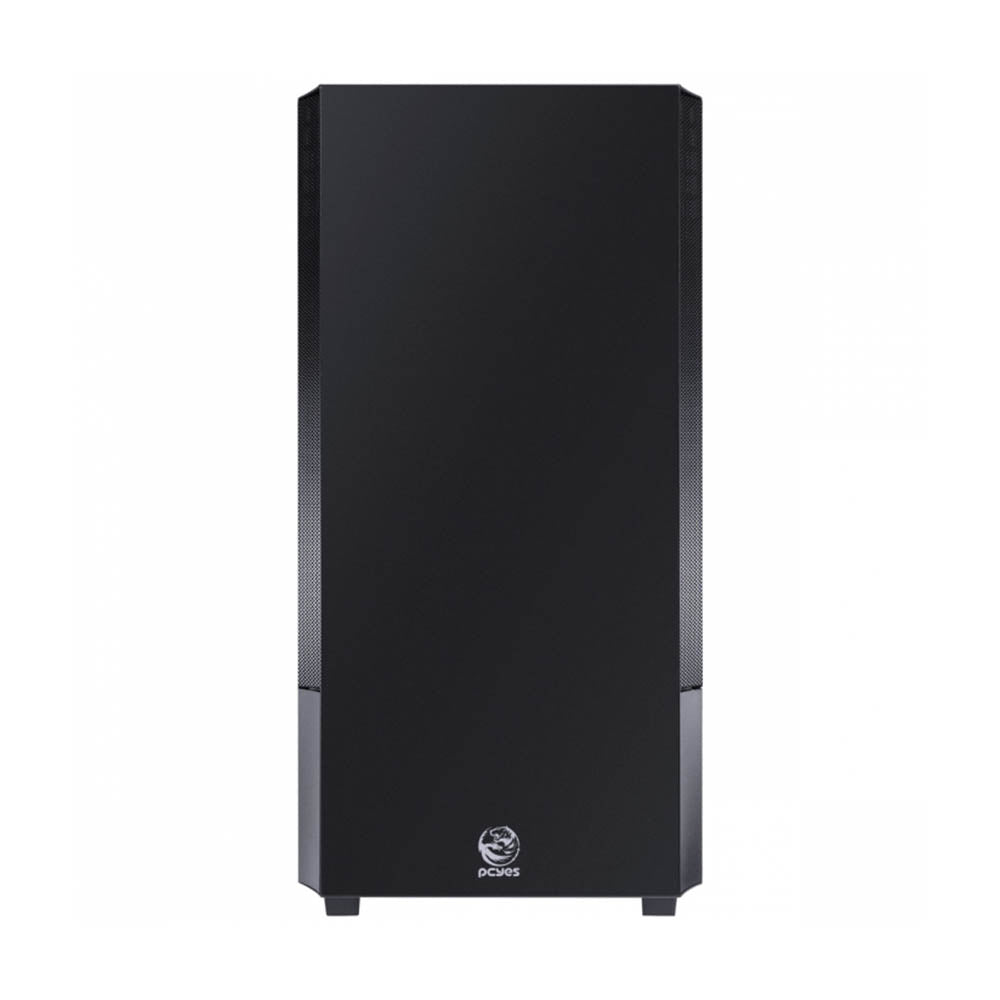 Gabinete Gamer PCYes Mid Tower Gravity Preto Com Lateral Invertida em Vidro Temperado C/ 2 Fans RGB - GRPTRGB1FV