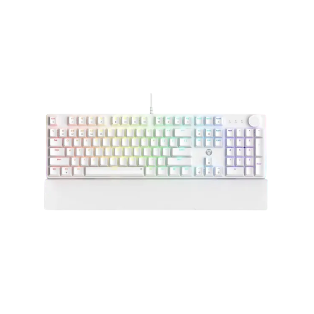 Teclado Gamer Mecanico USB Fantech RGB Maxpower II Branco - MK894