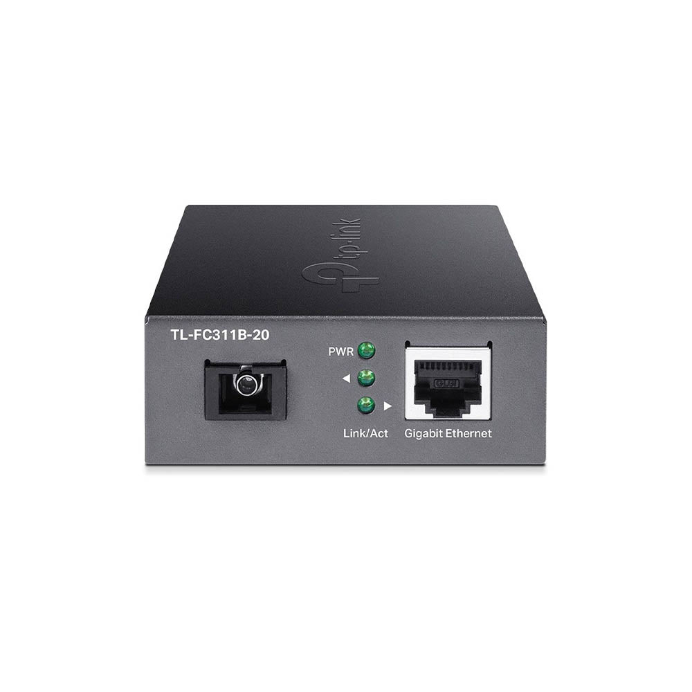 Conversor de Midia WDM Tp-Link Gigabit Monomodo - TL-FC311B-20 Truedata