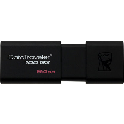 Pen Drive 64gb 3.0 Kingston Preto - Dt100g3/64gb