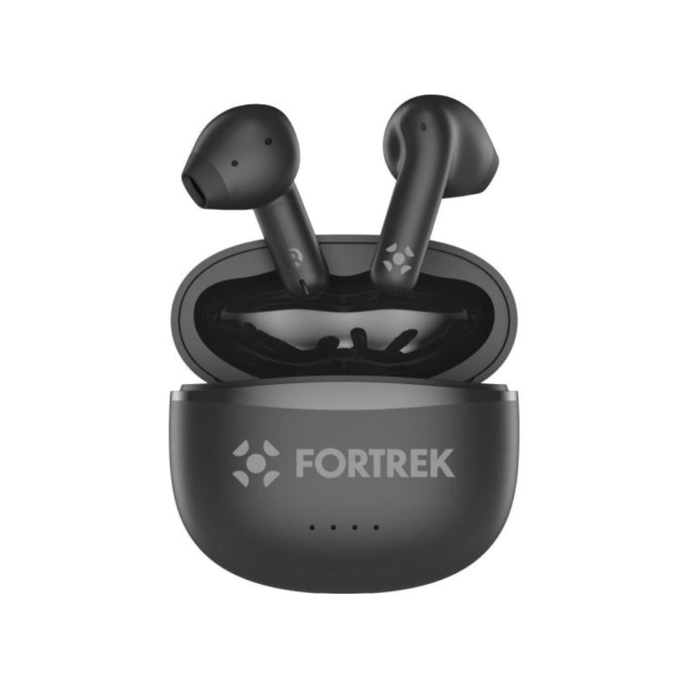 Fone De Ouvido Bluetooth Fortrek TWS Intra Auricular HWS2 6.0 Preto - 86944
