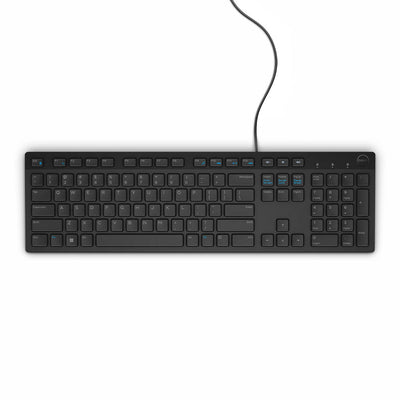 Teclado Usb Multimidia Dell ABNT2 Preto - KB216