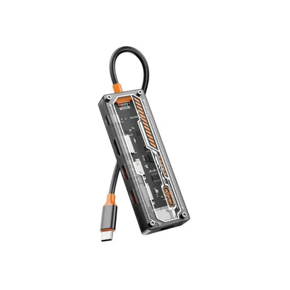 Hub USB Tipo C Multifunção Usb 3.0/2.0 Hdmi Rede Power Delivery Knup - KP-HB507 Truedata
