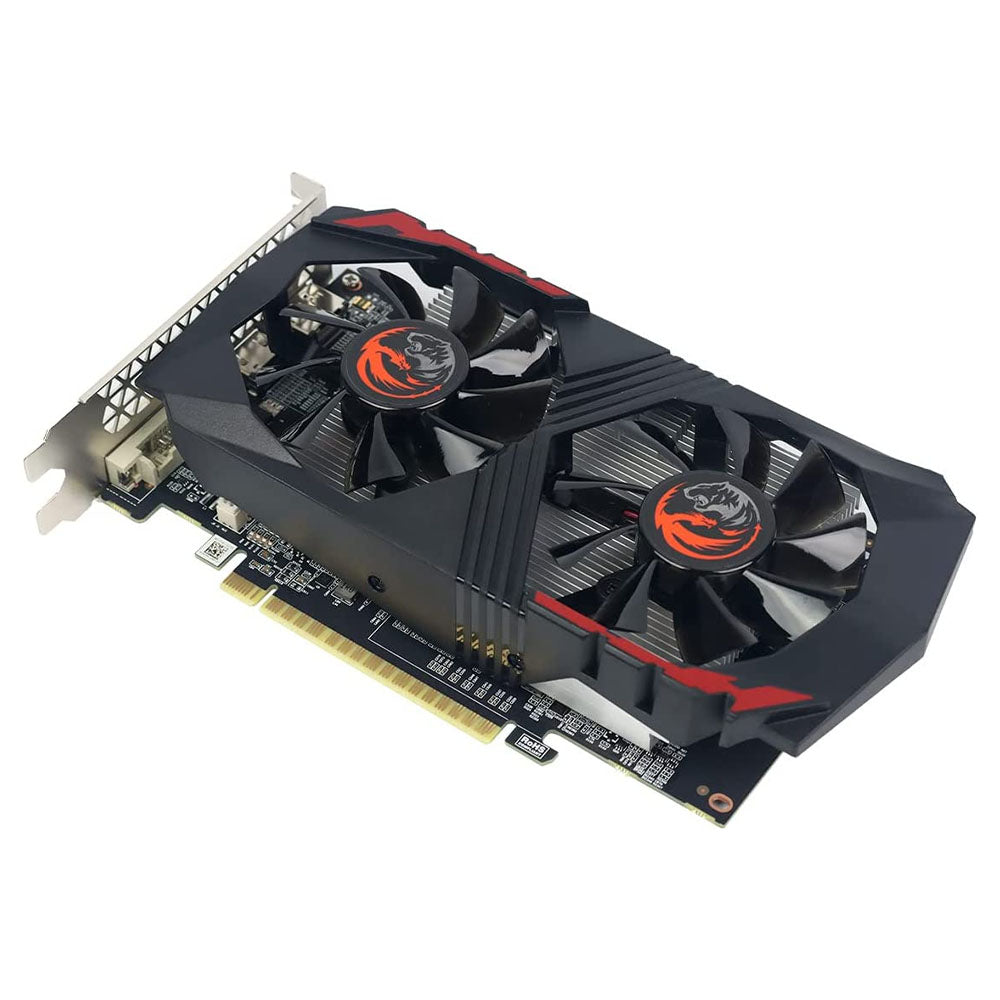 Placa De Video 4gb Gddr5 PcYes Nvidia Geforce Gtx1050Ti 128bits Dual Fan DisplayPort Hdmi Dvi - PVGTX1050TI4GBR5128
