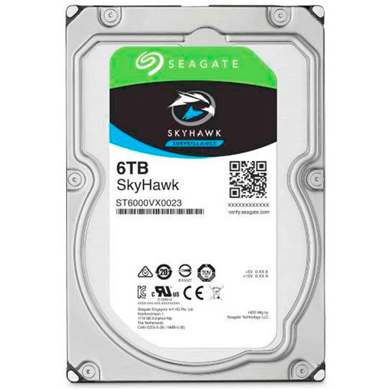 Hd Para Vigilância 6tb Seagate Skyhawk Sata - St6000vx001