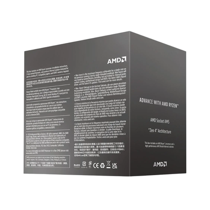 Processador Amd Ryzen 5 8400F 4.7Ghz Turbo 22mb Socket Am5 S/ Vídeo Integrado - 100-100001591BOX