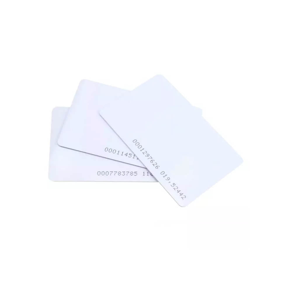 Cartão RFID Controle de Acesso 13,56Mhz Branco Liso