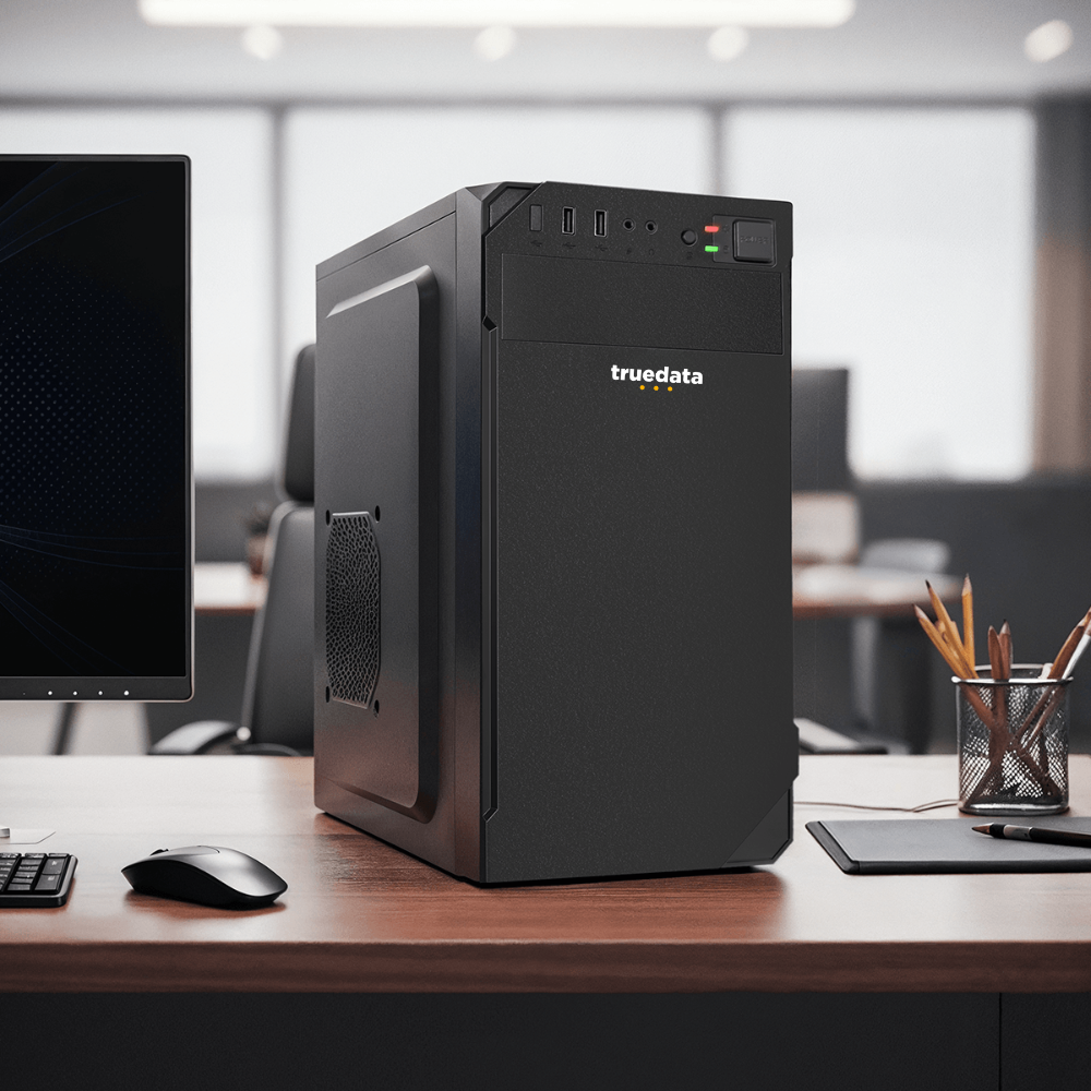 Computador Desktop Truedata Get Intel Core I5-10400T 2.0ghz 8gb Ssd 480gb Fonte 230w Win 11 Pro - 74635