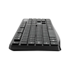 Teclado Sem Fio Wireless Multi C/ Teclas Multimídia 2.4 GHz Preto - TC611