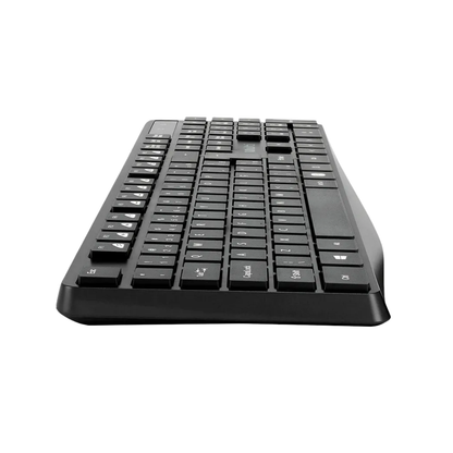 Teclado Sem Fio Wireless Multi C/ Teclas Multimídia 2.4 GHz Preto - TC611