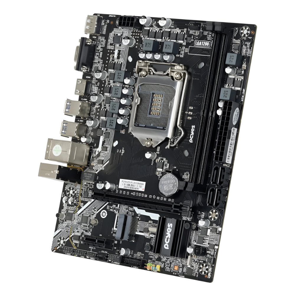Placa Mae PcYes H470 Intel Lga 1200 Ddr4 Hdmi DP Vga M.2 Usb 3.0(10a~11a Geração) - Pcyh470-10G64 Truedata