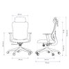 Cadeira Ergonômica Elements Sarín – Preto