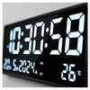 Relogio De Parede 48cm Led Digital Hora Calendário Temperatura Oasis - OIH-6210