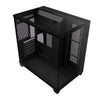 Gabinete Gamer PCYes Mid Tower Forcefield MAX Black Vulcan Preto Com Lateral e Frente em Vidro Temperado - GFFMAXBV
