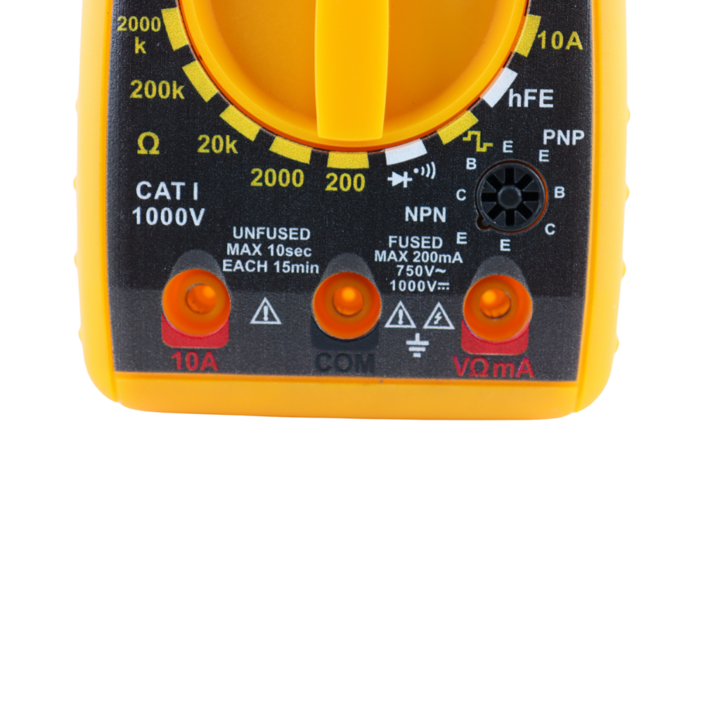 Multimetro Digital Portatil Hikari HM-1002B Amarelo/Preto- 84255