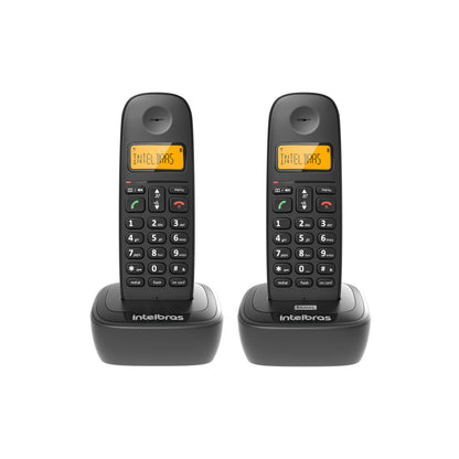 Telefone Sem Fio + Ramal Intelbras Ts2512 Preto Ident De Chamadas - 4122512