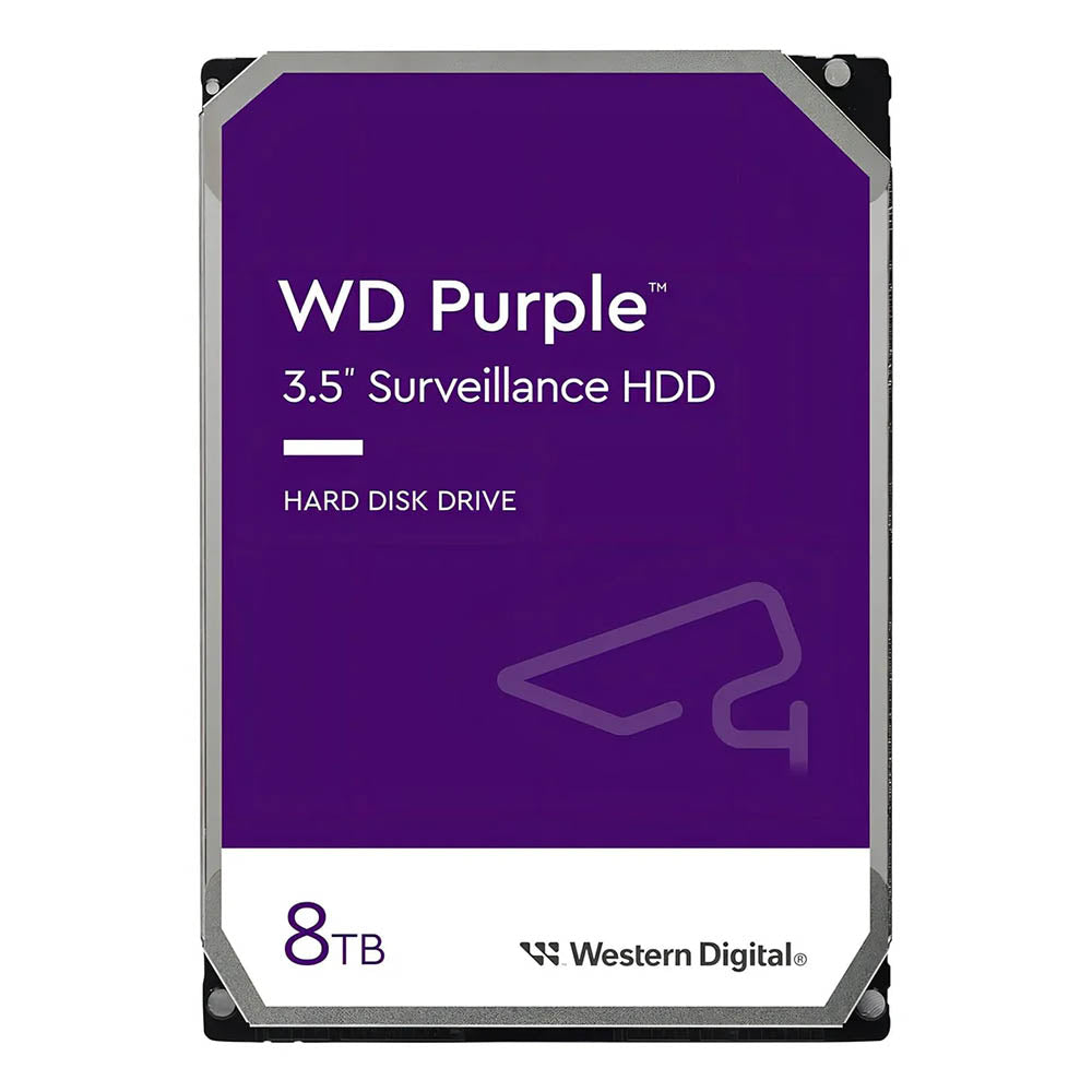 Hd Para Vigilância 8tb Western Digital Wd Purple Sata 6gb/S 256mb - WD85PURZ