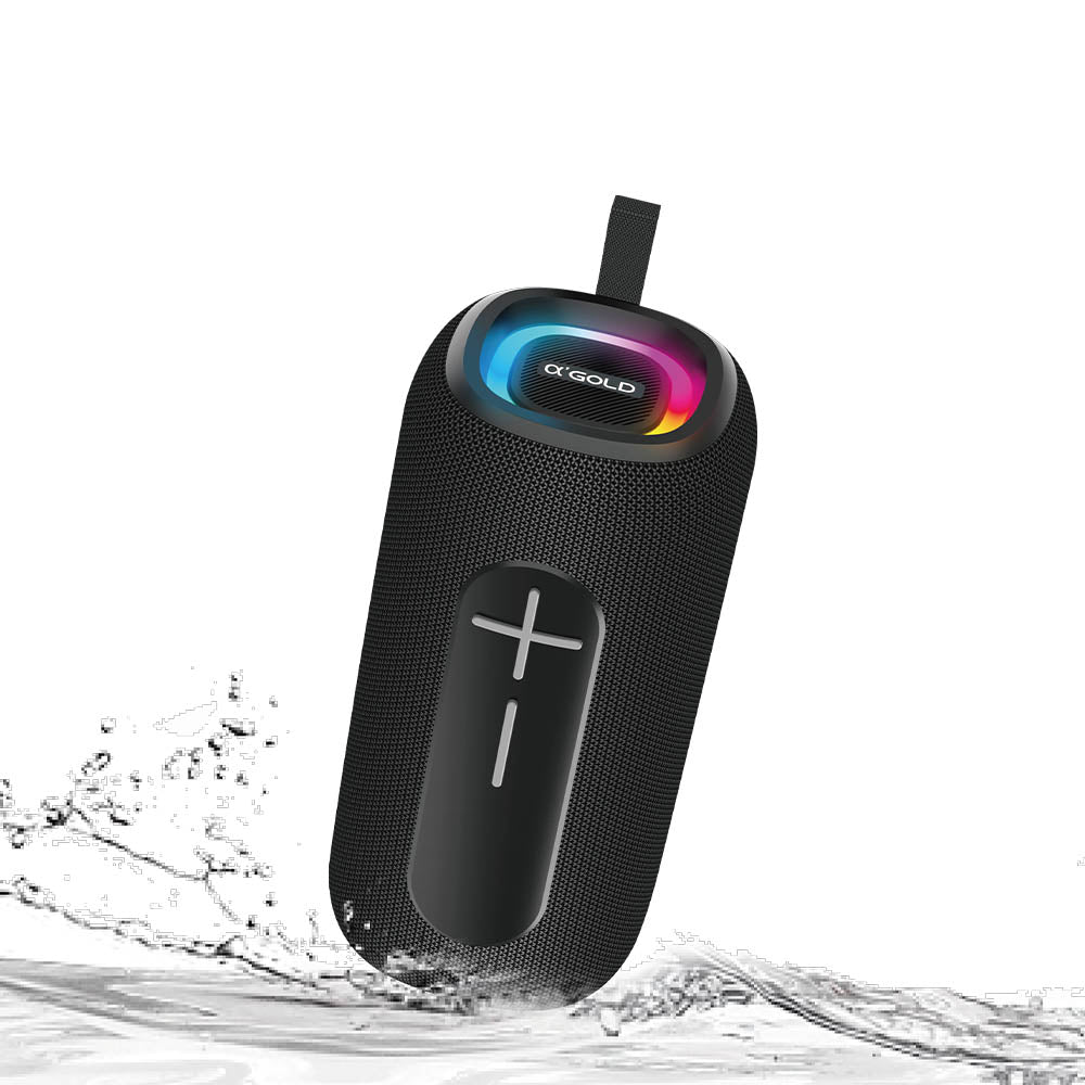 Caixa de Som Portátil Bluetooth aGold 20W IPX6 RGB  - SM-26