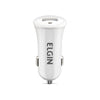 Carregador Veicular 12v Usb 5v 1A Elgin Branco - 27598