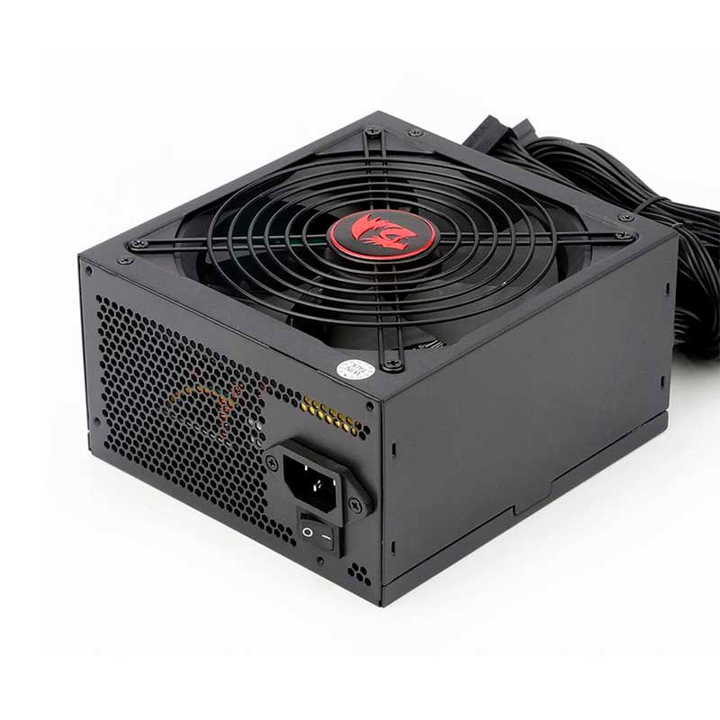 Fonte Real Atx Gamer 500w Redragon 80 Plus Bronze Pfc Ativo S/ Cabo Biv - GC-PS001-1